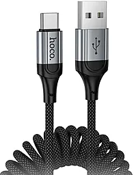 Кабель Hoco X121 USB-A - Type-C 15w 3a 1м cable Black - фото Кабель Hoco X121 USB-A - Type-C 15w 3a 1м cable Black