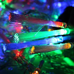 Гирлянда Merry Christmas 100LED Fiber Light (Мульти) 8м