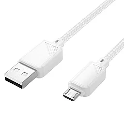 Кабель Hoco X113 12w 2.4a USB-A - micro USB cable white - мініатюра 2 Кабель Hoco X113 12w 2.4a USB-A - micro USB cable white - мініатюра 2