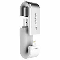 Флешка Team USB 3.0/Lightning 32GB WG02 (TWG02BGS01) - фото Флешка Team USB 3.0/Lightning 32GB WG02 (TWG02BGS01)