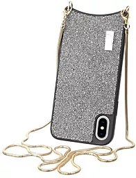Чохол BeCover Glitter Apple iPhone X, iPhone XS Silver (703644)