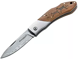 Нож Boker Magnum Caveman Damast (01RY818DAM) - фото Нож Boker Magnum Caveman Damast (01RY818DAM)