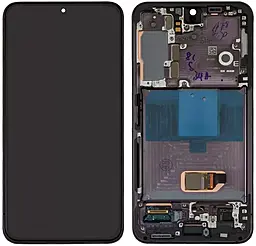 Дисплей Samsung Galaxy S22 S901 з тачскріном і рамкою, (TFT, без функції відбитка пальця), Black - фото Дисплей Samsung Galaxy S22 S901 з тачскріном і рамкою, (TFT, без функції відбитка пальця), Black