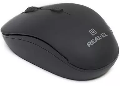 Комп'ютерна мишка REAL-EL RM-301 Black - фото 3