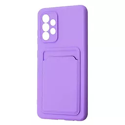 Чехол Wave Colorful Pocket для Samsung Galaxy A52 (A525F) Light Purple