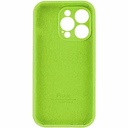 Чехол Silicone Case Full Camera для Apple iPhone 13 Pro Shiny Green - миниатюра 2