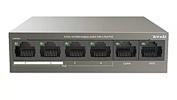 Коммутатор (свитч) Tenda TEF1106P-4-63W - фото Коммутатор (свитч) Tenda TEF1106P-4-63W