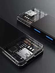 USB Type-C + USB-A хаб Cabletime 4-in-1 black (CB03B) - миниатюра 3 USB Type-C + USB-A хаб Cabletime 4-in-1 black (CB03B) - миниатюра 3
