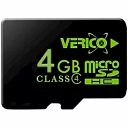 Карта пам'яті Verico microSDHC 4GB Class 4 (1MCOV-MDH643-NN) - фото Карта пам'яті Verico microSDHC 4GB Class 4 (1MCOV-MDH643-NN)