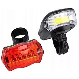Велофонарь Bailong BL-508-COB + STOP-5LED - фото Велофонарь Bailong BL-508-COB + STOP-5LED