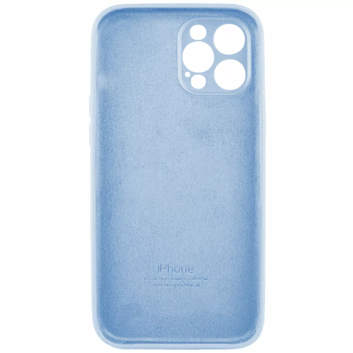 Чехол Silicone Case Full Camera для Apple iPhone 11 Pro Max Mist Blue - фото 2