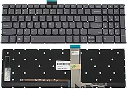 Клавиатура для ноутбука Lenovo IdeaPad Slim 7-15 series с подсветкой клавиш без рамки Black