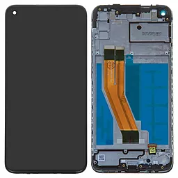 Дисплей Samsung Galaxy A11 A115 USA, Galaxy M11 M115 USA с тачскрином и рамкой, оригинал, Black