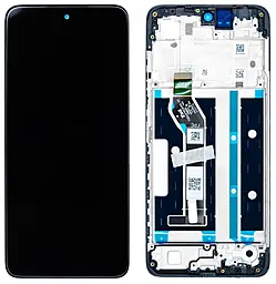 Дисплей Motorola Moto E15 з тачскріном і рамкою, оригінал, Black - фото Дисплей Motorola Moto E15 з тачскріном і рамкою, оригінал, Black