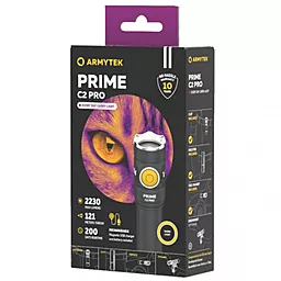 Фонарик Armytek Prime C2 Pro Marnet USB Warm (F08101W) - миниатюра 4