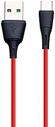 Кабель Celebrat Fly-2t USB-A - Type-C 12w 2.4a 1м cable Red - фото Кабель Celebrat Fly-2t USB-A - Type-C 12w 2.4a 1м cable Red