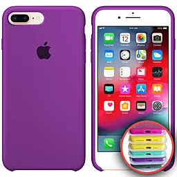 {"ru": "Чехол", "uk": "Чохол"} Silicone Case Full для Apple iPhone 7 Plus, iPhone 8 Plus purple