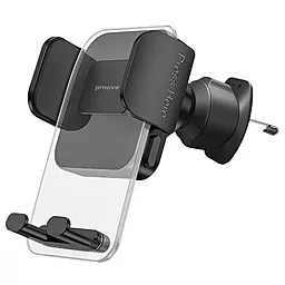 Держатель с автозажимом Proove Crystal Clamp Plus Air Outlet Car Mount Black (CHCCP0000001) - фото Держатель с автозажимом Proove Crystal Clamp Plus Air Outlet Car Mount Black (CHCCP0000001)