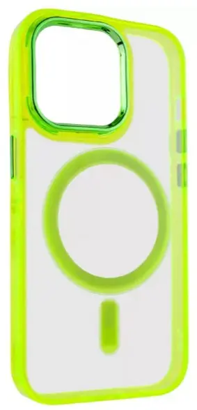 Чехол Epik Iris with MagSafe для Apple iPhone 13 Pro Yellow - фото 2