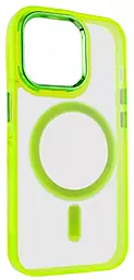 Чехол Epik Iris with MagSafe для Apple iPhone 13 Pro Yellow - миниатюра 2 Чехол Epik Iris with MagSafe для Apple iPhone 13 Pro Yellow - миниатюра 2