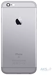 Задняя крышка корпуса Apple iPhone 6S со стеклом камеры Space Gray