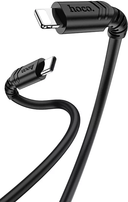 Кабель Hoco X62 Fortune USB Type-C - Lightning 20w 3a 1м PD сable Black - фото 2