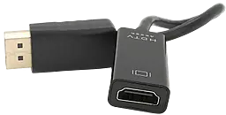 Видео переходник (адаптер) Display Port - HDMI v1.4 4k 30hz 0.3m black (YT-C-DP(M) / HDMI(F)4K) EasyLink - фото Видео переходник (адаптер) Display Port - HDMI v1.4 4k 30hz 0.3m black (YT-C-DP(M) / HDMI(F)4K) EasyLink