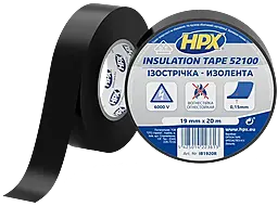 Изолента HPX IB1910 HPX5200 19мм х 10м черная - фото Изолента HPX IB1910 HPX5200 19мм х 10м черная