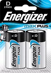 Батарейки Energizer LR20 / D MaxPlus 2шт - фото Батарейки Energizer LR20 / D MaxPlus 2шт