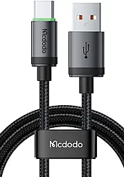 Кабель McDodo USB-A - Type-C 18w 3a 1m Cable with Charging Light Black (CA-3960) - фото Кабель McDodo USB-A - Type-C 18w 3a 1m Cable with Charging Light Black (CA-3960)