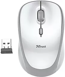 Компьютерная мышка Trust Yvi USB (23386) White