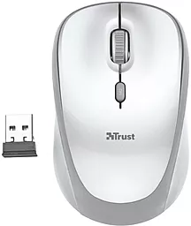Компьютерная мышка Trust Yvi USB (23386) White - фото Компьютерная мышка Trust Yvi USB (23386) White