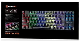 Клавіатура REAL-EL M28 RGB TKL Black - мініатюра 2