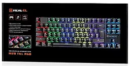 Клавиатура REAL-EL M28 RGB TKL Black - миниатюра 2 Клавиатура REAL-EL M28 RGB TKL Black - миниатюра 2