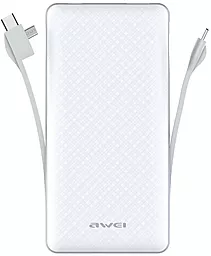 Повербанк Awei P62K 20000 mAh White - фото Повербанк Awei P62K 20000 mAh White