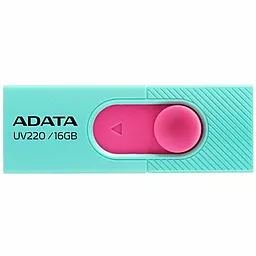 Флешка ADATA UV220 16GB USB 2.0 (AUV220-16G-RGNPK) Green - фото Флешка ADATA UV220 16GB USB 2.0 (AUV220-16G-RGNPK) Green