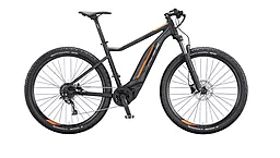 Электровелосипед KTM Macina Action 291 29" 500Wh (black matt + orange glossy)