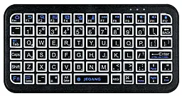 Клавиатура Jeqang JB-512 Bluetooth RGB Mini Keyboard Black - фото Клавиатура Jeqang JB-512 Bluetooth RGB Mini Keyboard Black