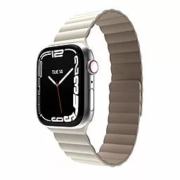 Змінний ремінець для розумного годинника Skin Silicone Magnetic Watch Band для Apple Watch 42/44/45/49mm Starlight (MAW245078SI22)