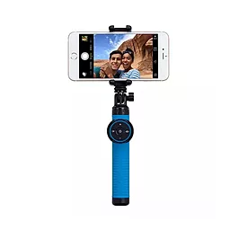 Моноподы, селфи-палки Momax Selfie Hero 70cm Blue/Black (KMS6D)