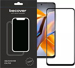 Защитное стекло BeCover для Tecno Spark 10 Pro (KI7) Black (709268)