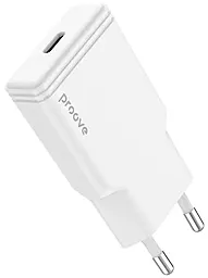 Сетевое зарядное устройство Proove Slender PD 20w USB-C fast charger white (WCSS20010002) - фото Сетевое зарядное устройство Proove Slender PD 20w USB-C fast charger white (WCSS20010002)