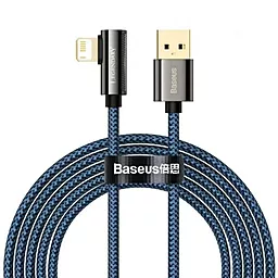 Кабель Baseus Legend Series Elbow Fast Charging USB-A - Lightning 12w 2.4a 1м cable Blue (CACS000003)