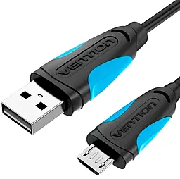Кабель Vention USB-A - micro USB cable 12w 2.4a 0.5м cable Black (VAS-A08-B050) - фото Кабель Vention USB-A - micro USB cable 12w 2.4a 0.5м cable Black (VAS-A08-B050)