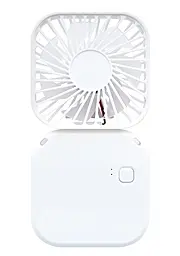 Портативный вентилятор NICHOSI mini-8 800mAh White - фото Портативный вентилятор NICHOSI mini-8 800mAh White