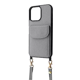 Чехол Wave Leather Pocket Case для Apple iPhone 14 Pro Max Sierra Blue