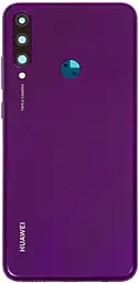 Задняя крышка корпуса Huawei Y6P 2020 со стеклом камеры  Phantom Purple
