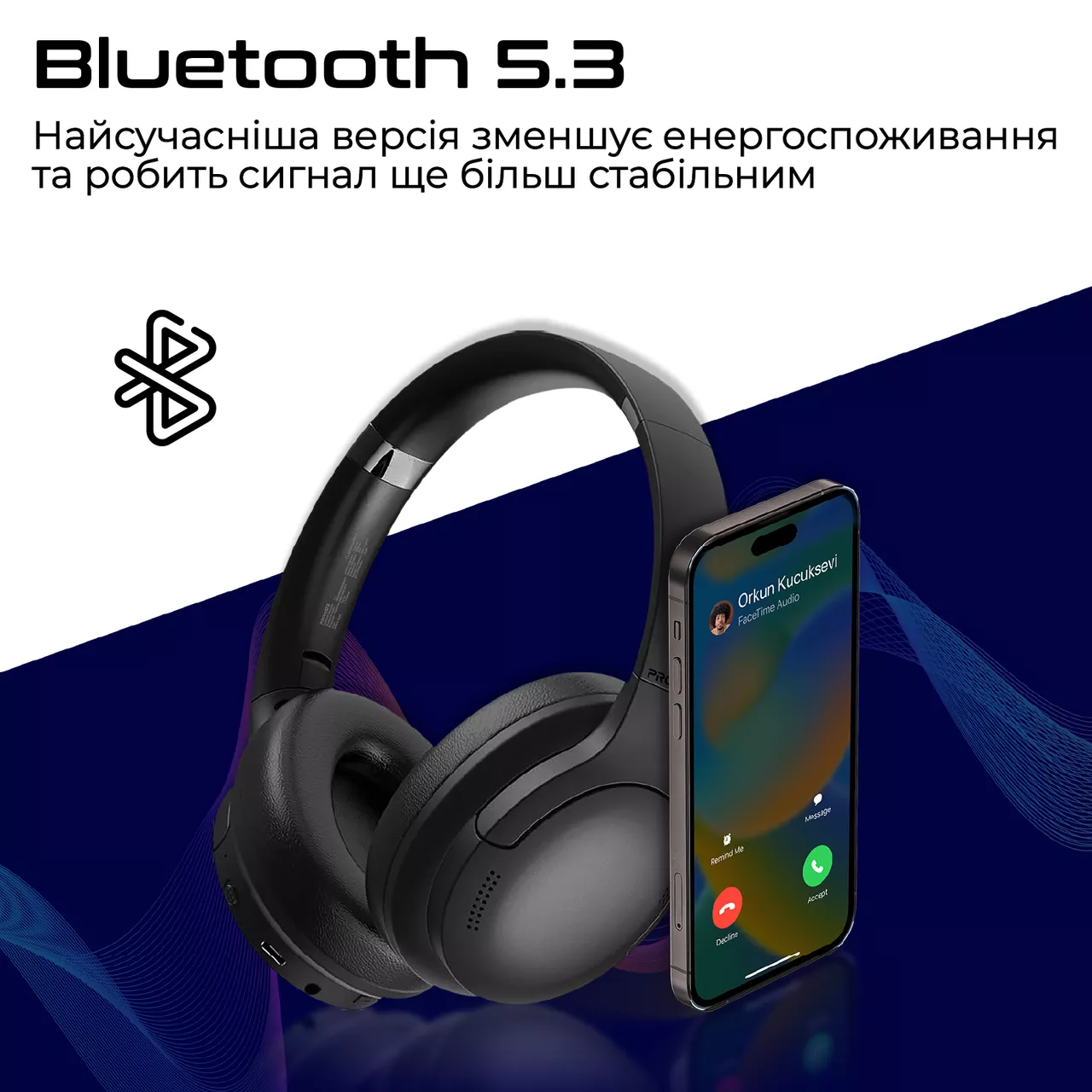 Наушники Promate LaBoca-Pro Black - фото 5
