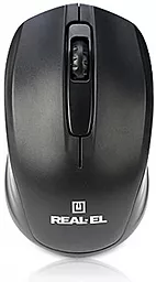 Комплект (клавіатура+мишка) REAL-EL Comfort 9010 Kit USB (EL123100034) Black - мініатюра 3