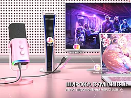 Микрофон Fifine TAM8P Pink - миниатюра 8